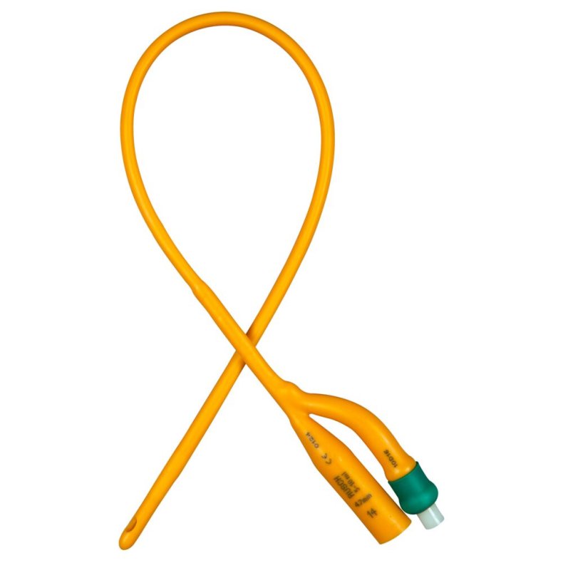 2-vejs foley kateter, R�sch Gold, nelaton, CH 14, 40cm, 10 ml, standard ballon, steril *Denne vare tages ikke retur*