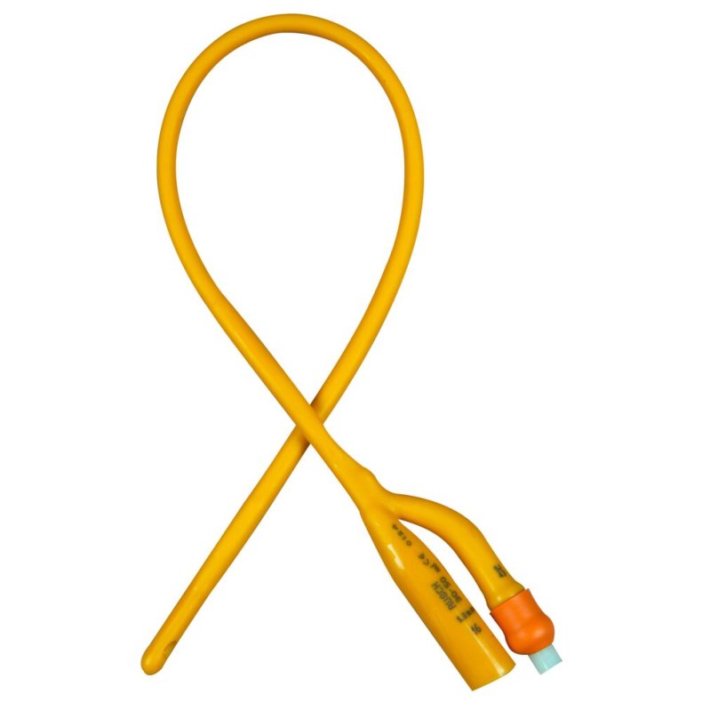 2-vejs foley kateter, R�sch Gold, nelaton, CH 16, 40cm, 50 ml, standard ballon, steril *Denne vare tages ikke retur*