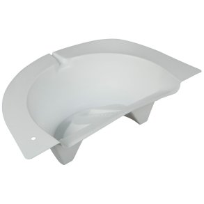 Urin- og f�cesopsamler, Plasti-pan, One size, 800 ml, hvid, flergangs