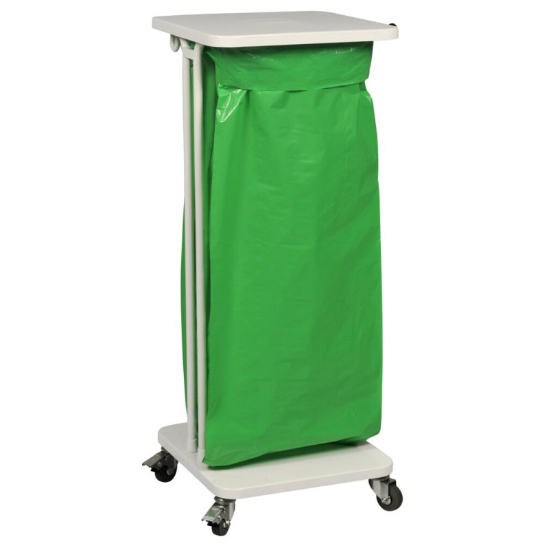 Affaldsstativ, S�kko-Boy, hvid, pulverlakeret st�l, 60 l, med soft close l�g