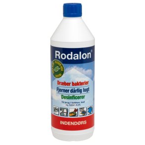 Overfladedesinfektion, Rodalon, 1000 ml, 2% Kvartn�re Amoniumforbindelser