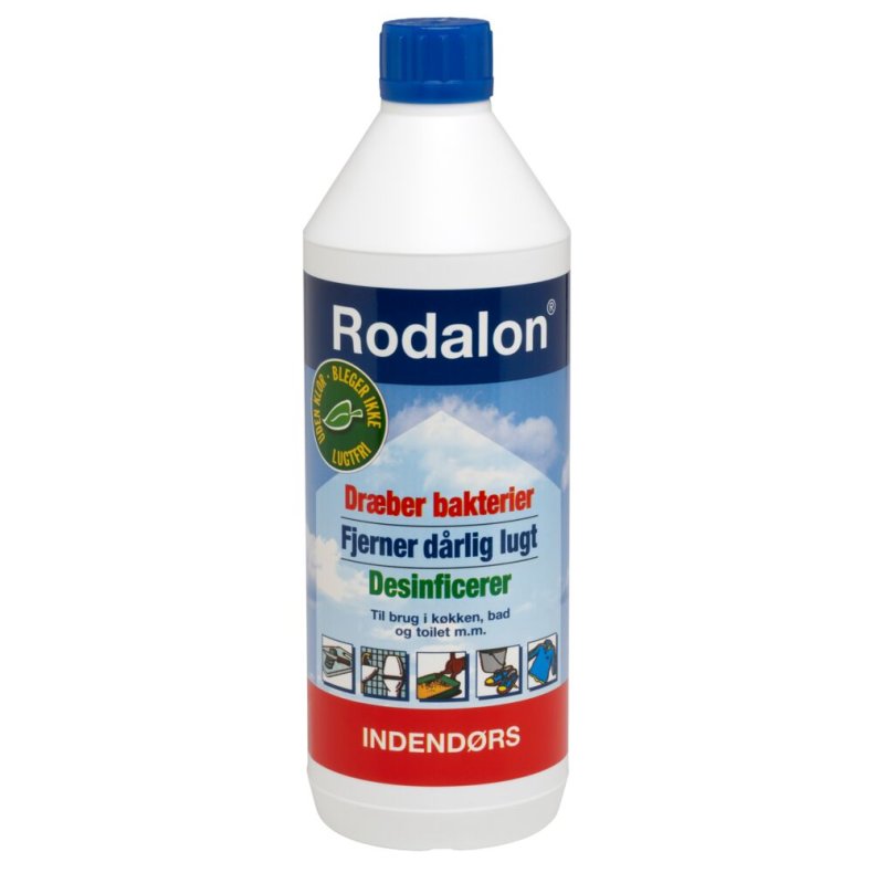 Overfladedesinfektion, Rodalon, 1000 ml, 2% Kvartn�re Amoniumforbindelser