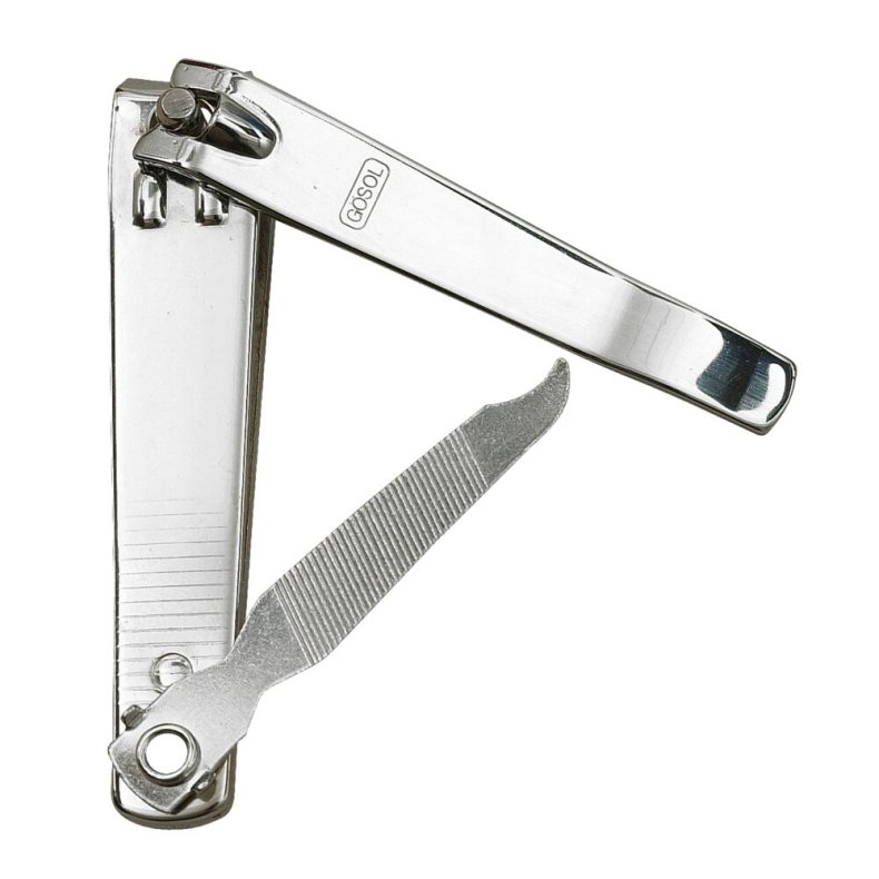 Negleklipper, 5cm, tre-i-�n, med k�de, forkromet