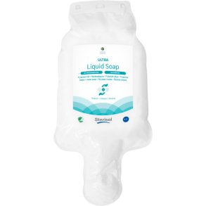 H�nd, H�r og bodyshampoo, Sterisol, 700 ml, ultra mild, uden farve, parfume og konserveringsmidddel, flydende