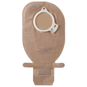 Ileostomipose, Assura Plus, Maxi, beige, 50 mm, 2-dels, t�mbar, med bl�d forside