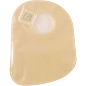 Kolostomipose, Nova 2, Midi, 450 ml, beige, 43 mm, 2-dels, lukket, med kulfilter *Denne vare tages ikke retur*