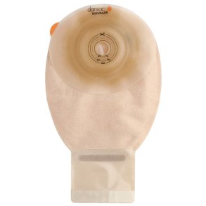 Ileostomipose, NovaLife 1 Soft Convex, Maxi, 500 ml, beige, 15-54 mm, 1-dels, t�mbar, konveks, opklipbar, vindue *Denne vare tages ikke retur*