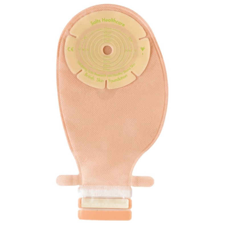 Ileostomipose, Confidence  Natural, Mini, 395 ml, beige, 13-55/70 mm, 1-dels, t�mbar, opklipbar *Denne vare tages ikke retur*