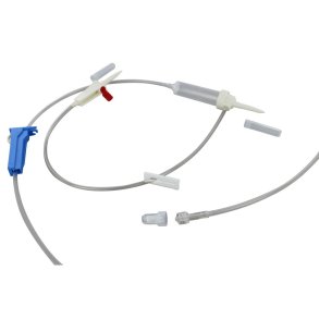 Blandingss�t, Codan Deha, 1,75m, transparent, med filter, luer lock og flowstop, steril *Denne vare tages ikke retur*