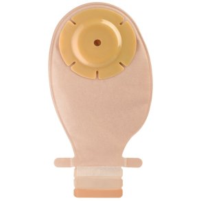 Ileostomipose, Confidence  Natural, Midi, 510 ml, beige, 13-52 mm, standard, 1-dels, t�mbar, med Flexifit kl�ber, opklipbar *Denne vare tages ikke retur*