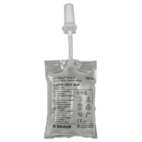 Skyllev�ske, Uro-Tainer Mono, 100 ml, citronsyre/vand, Suby G, 3,23% citronsyre, steril *Denne vare tages ikke retur*