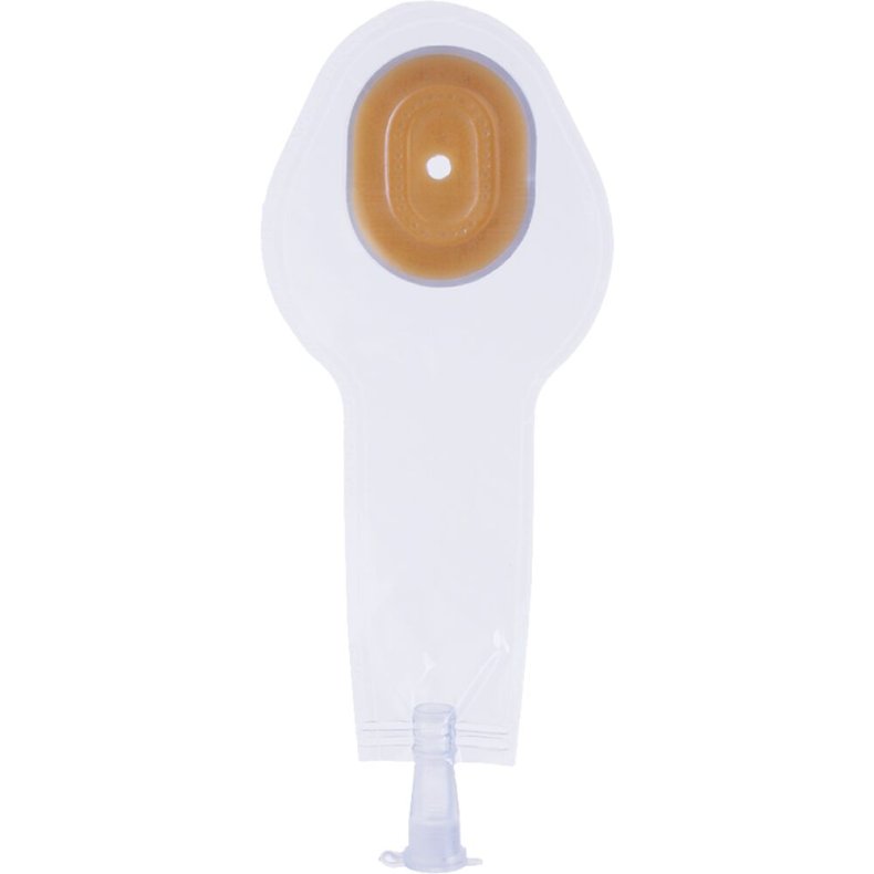 Fistelpose, Eakin, S, 190 ml, 30 x 45 mm, med bl�d udl�bsstuds og prop, opklipbar *Denne vare tages ikke retur*