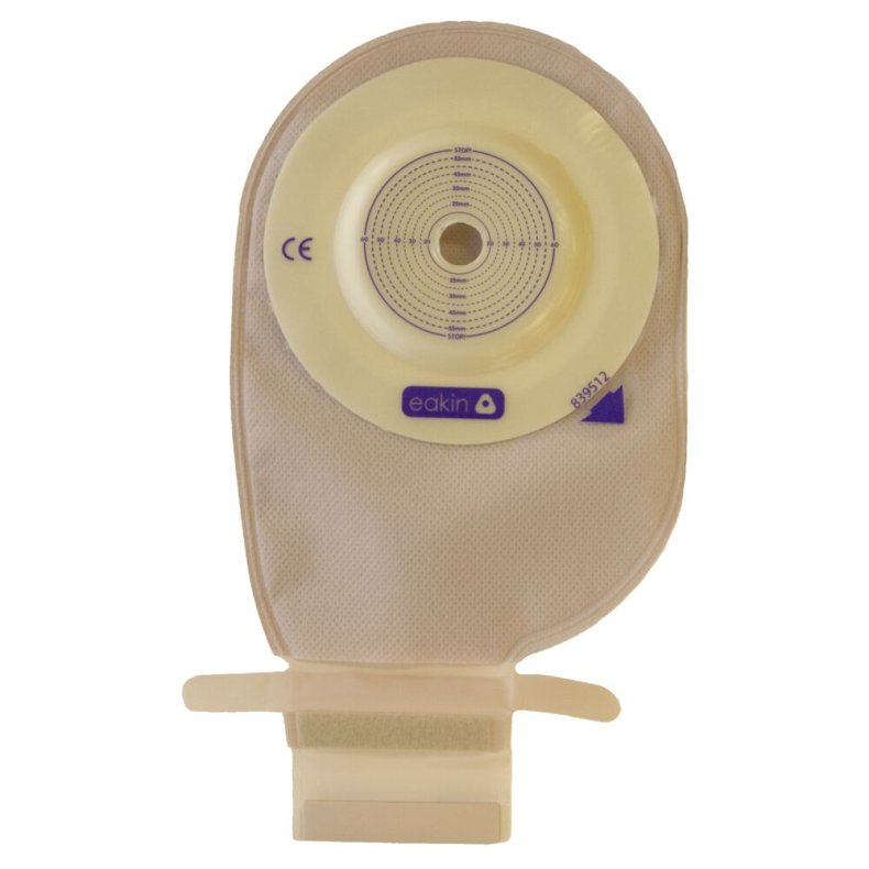 Ileostomipose, Eakin Pelican, Midi, 400 ml, 15-60 mm, 1-dels, bl�d konveks, t�mbar, opklipbar *Denne vare tages ikke retur*