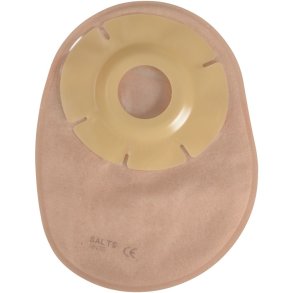 Kolostomipose, Confidence  Natural, Midi, 310 ml, beige, 35 mm, standard, 1-dels, lukket, med Flexifit kl�ber