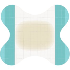Hydrokolloid bandage, Comfeel Plus Ulcus Contour, 11x9cm, mat, latexfri, steril, engangs *Denne vare tages ikke retur*
