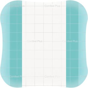 Hydrokolloid bandage, Comfeel Plus Transparent, 10x10cm, transparent, latexfri, steril, engangs *Denne vare tages ikke retur*