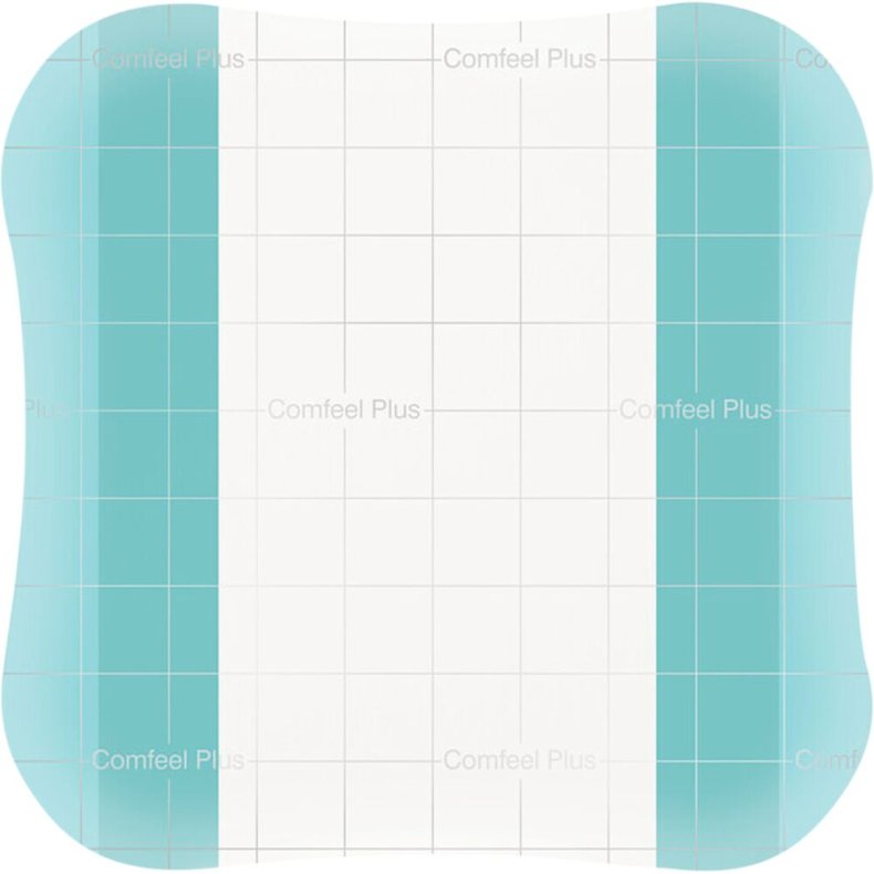 Hydrokolloid bandage, Comfeel Plus Transparent, 10x10cm, transparent, latexfri, steril, engangs *Denne vare tages ikke retur*