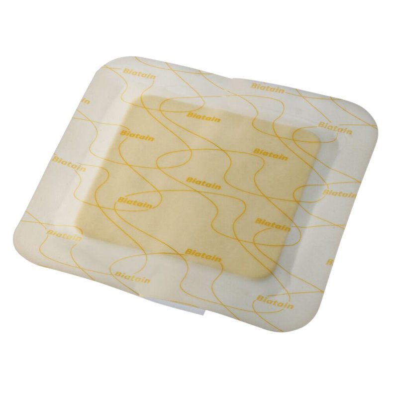 Skumbandage, Biatain Adhesive, 28x18cm, u/kl�bende kontaktlag, m/hydrokolloidkl�b, latexfri, steril, engangs *Denne vare tages ikke retur*