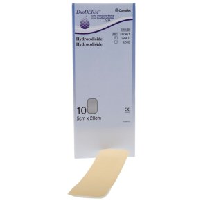 Hydrokolloid bandage, DuoDERM Extra Thin, 20x5cm, latexfri, steril, engangs *Denne vare tages ikke retur*