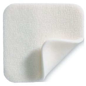 Skumbandage, Mepilex, 10x10cm, m/silikonekontaktlag, u/kl�b, latexfri, steril, engangs *Denne vare tages ikke retur*