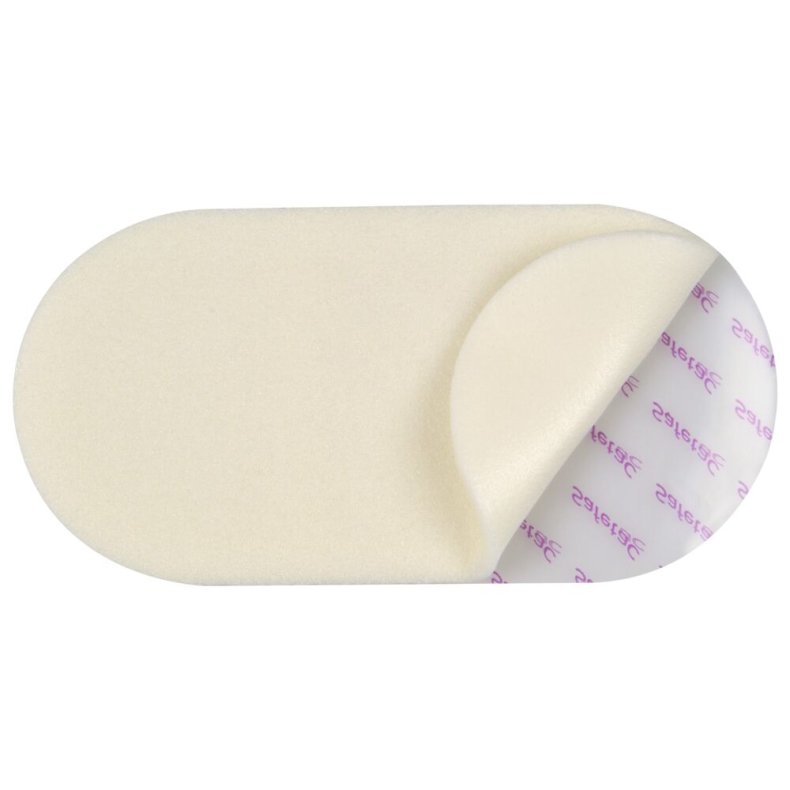 Skumbandage, Mepilex, 20x10cm, m/silikonekontaktlag, u/kl�b, latexfri, steril, engangs *Denne vare tages ikke retur*