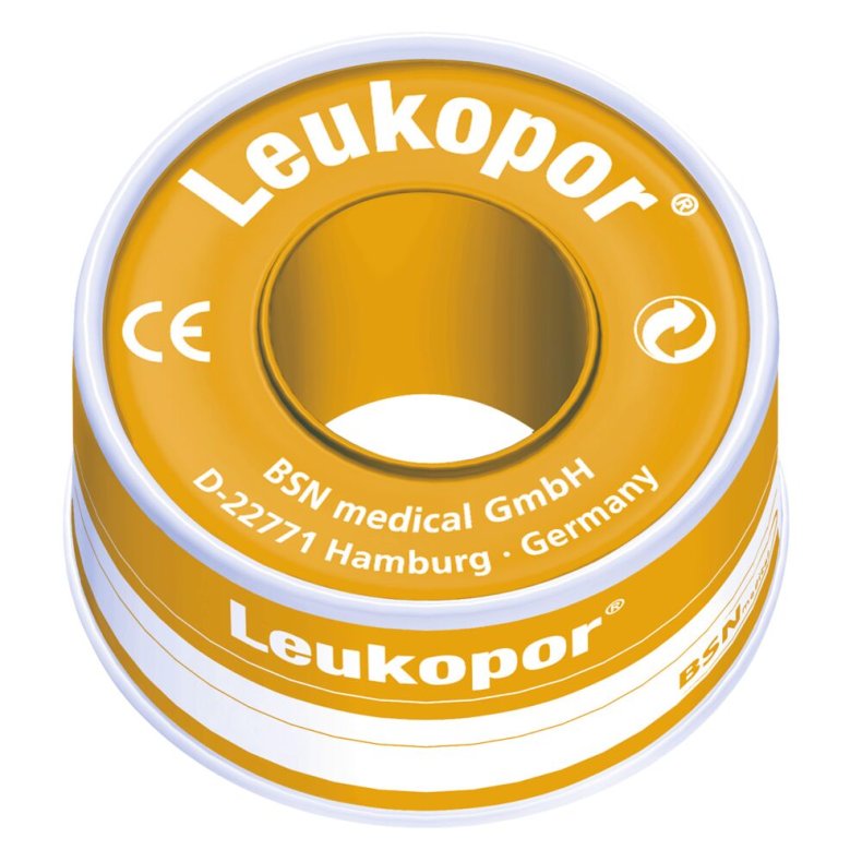 Tape, Leukopor, 9,2m x 2,5cm, hvid, latexfri, latexfri, usteril *Denne vare tages ikke retur*
