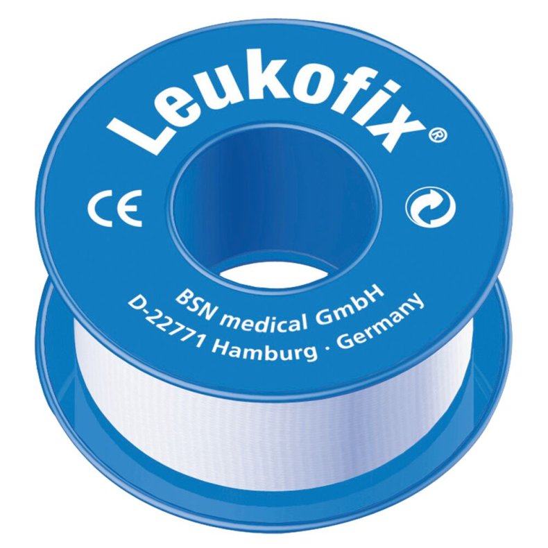 Tape, Leukofix, 9,2m x 2,5cm, klar, latexfri, usteril *Denne vare tages ikke retur*
