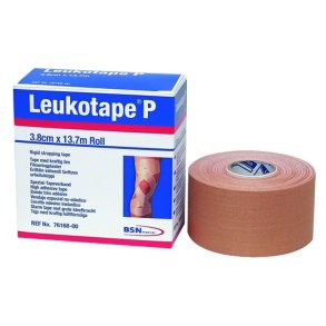 Tape, Leukotape P, 13,7m x 3,8cm, beige, uelastisk, med latex, usteril *Denne vare tages ikke retur*