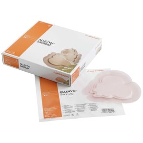 Skumbandage, Allevyn Adhesive, 17x17cm, sacrum, m/acrylatkl�b, latexfri, steril, engangs *Denne vare tages ikke retur*