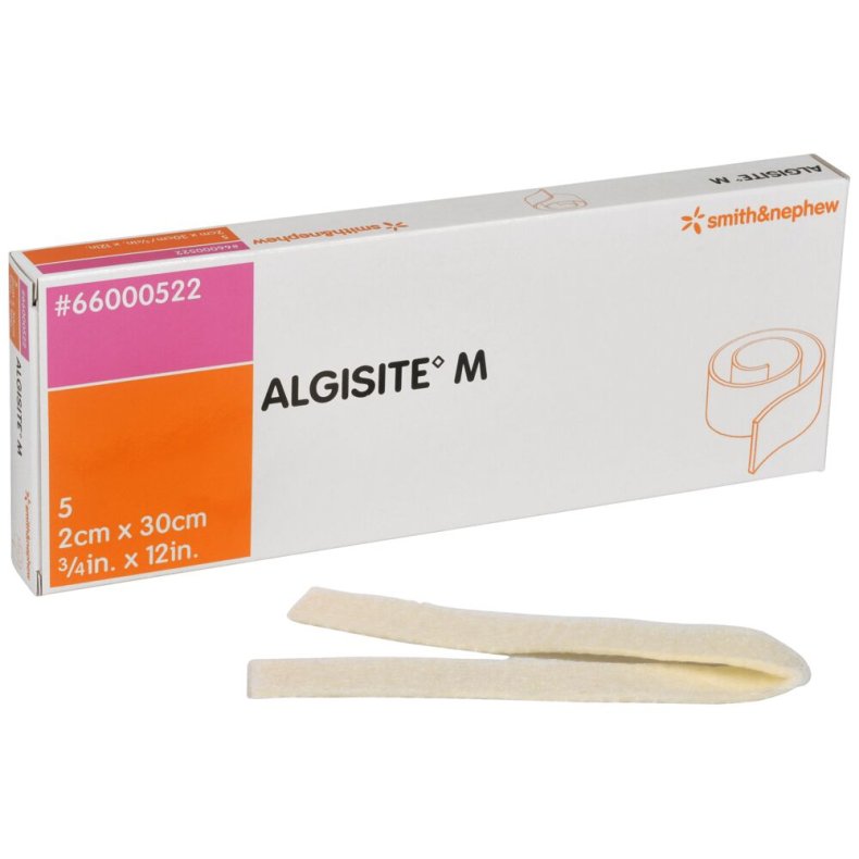 Alginat, Algisite M, 30x2cm, uden kl�ber, steril *Denne vare tages ikke retur*