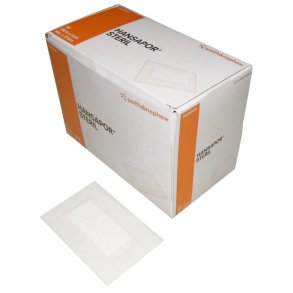 Post-OP forbinding, Primapore, 10x8cm, steril, engangs *Denne vare tages ikke retur*