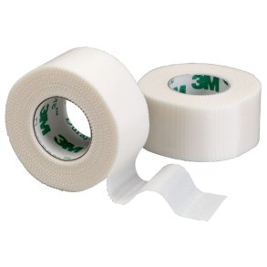 Tape, Durapore, 9,1m x 1,25cm, hvid, latexfri, usteril