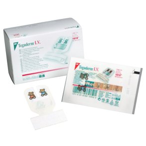IV-fiksering, Tegaderm I.V., 5,7x5cm, transparent, latexfri, steril, barn *Denne vare tages ikke retur*