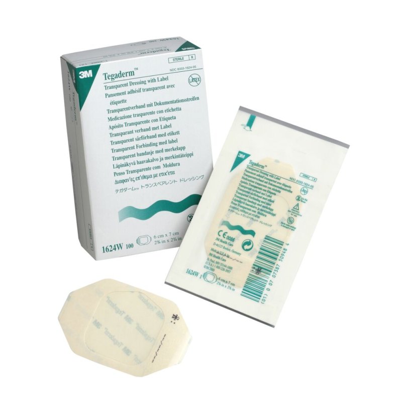 Filmforbinding, Tegaderm Film, 11,5x10cm, transparent, oval, latexfri, steril, engangs *Denne vare tages ikke retur*