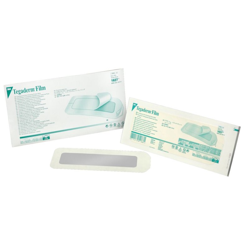 Filmforbinding, Tegaderm Film, 25x10cm, transparent, latexfri, steril, engangs *Denne vare tages ikke retur*