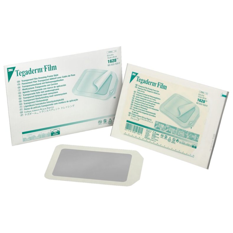 Filmforbinding, Tegaderm Film, 20x15cm, transparent, latexfri, steril, engangs *Denne vare tages ikke retur*