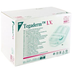 IV-fiksering, Tegaderm I.V., 8,5x7cm, transparent, latexfri, steril *Denne vare tages ikke retur*