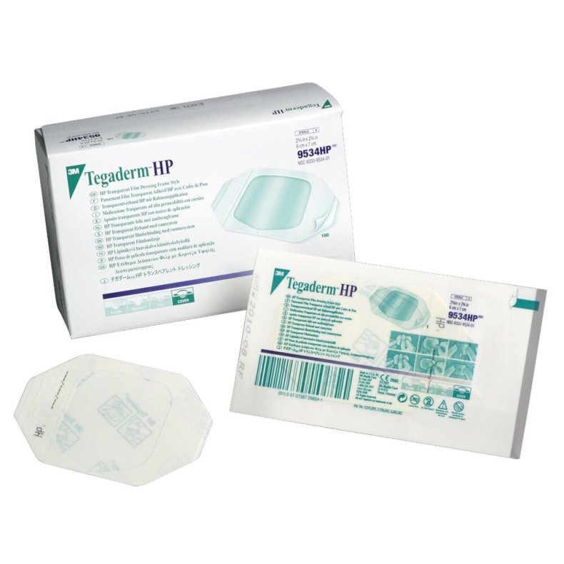 Filmforbinding, Tegaderm HP, 7x6cm, latexfri, steril, engangs *Denne vare tages ikke retur*