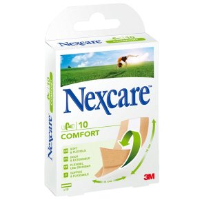 H�fteplaster, Comfort Strips, 10x6cm, beige, latexfri, usteril