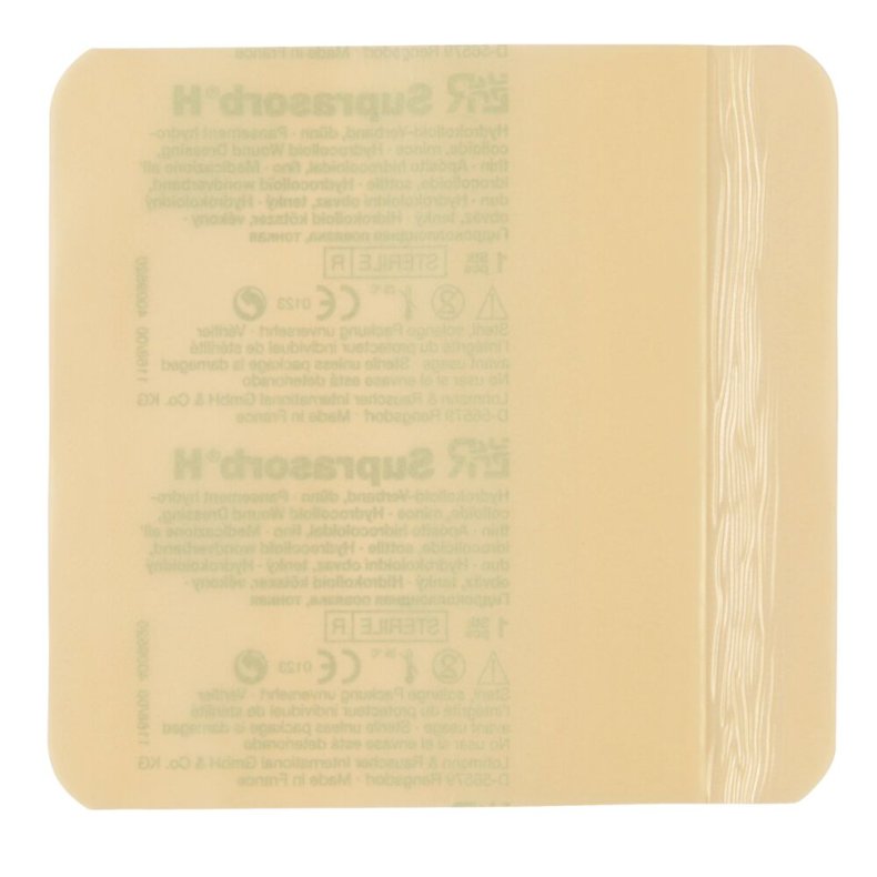 Hydrokolloid bandage, Suprasorb H, 10x10cm, tynd, steril, engangs *Denne vare tages ikke retur*