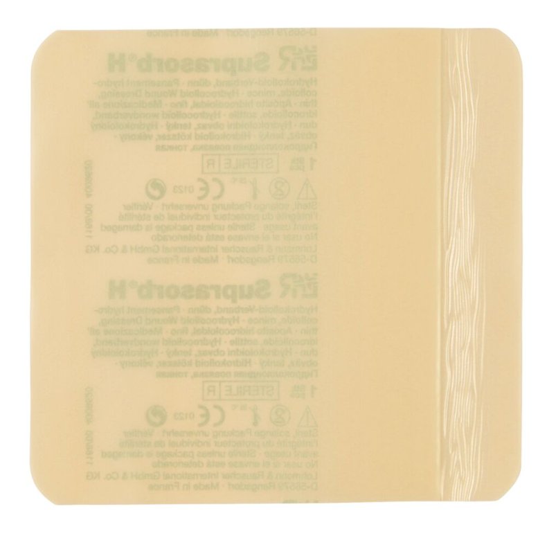 Hydrokolloid bandage, Suprasorb H, 20x20cm, tynd, steril, engangs *Denne vare tages ikke retur*