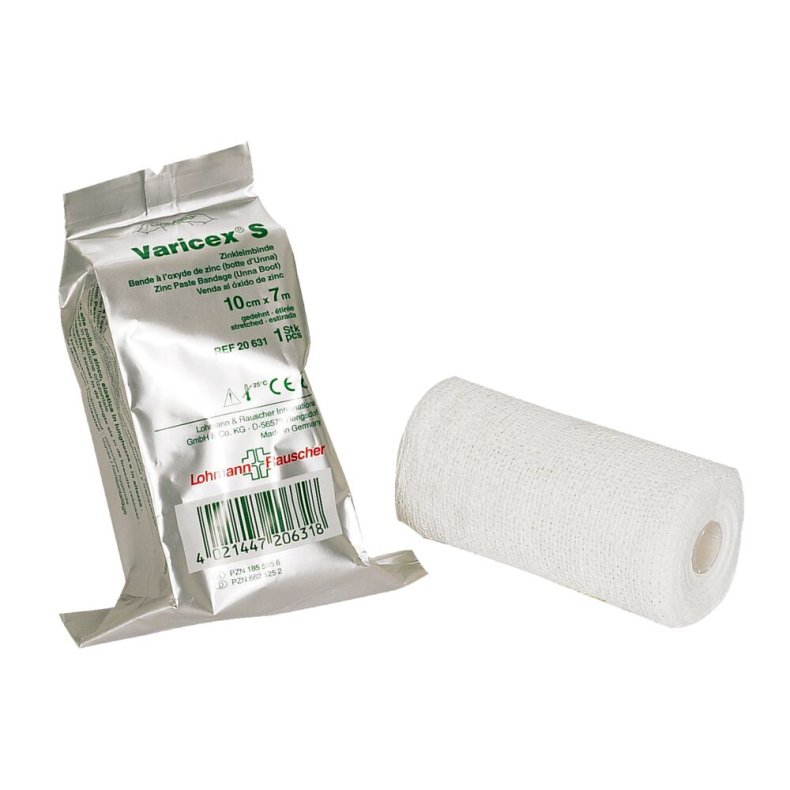 Zinklimbind, Varicex S, 7m x 10cm, engangs *Denne vare tages ikke retur*