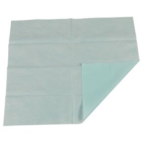 Afd�kningsstykke, Raucodrape, 2-lags, 45x38cm, gr�n, tynd, steril, engangs *Denne vare tages ikke retur*