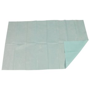 Afd�kningsstykke, Raucodrape, 2-lags, 75x45cm, gr�n, tynd, steril, engangs *Denne vare tages ikke retur*