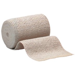 Langstr�ksbind, Dauerbinde K, 7m x 8cm, beige, 7m udstrakt, latexfri, usteril, flergangs *Denne vare tages ikke retur*