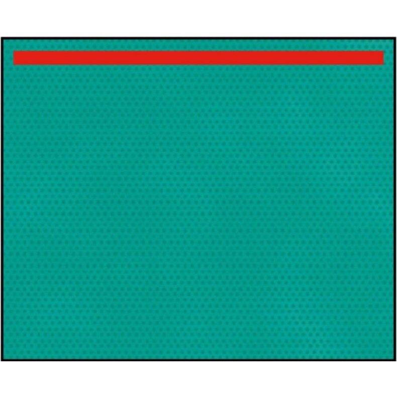 Afd�kningsstykke, Raucodrape, 2-lags, 1,1m x 90cm, gr�n, med kl�b, steril, engangs *Denne vare tages ikke retur*