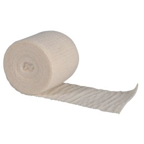 Universal st�tteforbinding, ABENA, 4m x 4cm, off-white, usteril, flergangs