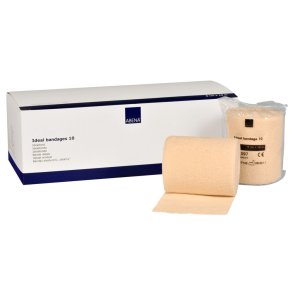 Ideal st�tteforbinding, ABENA, 10m x 8cm, off-white, usteril, flergangs
