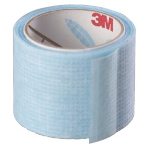 Tape, Silikone tape, 5m x 2,5cm, bl�, med silikonekl�b, latexfri, usteril *Denne vare tages ikke retur*