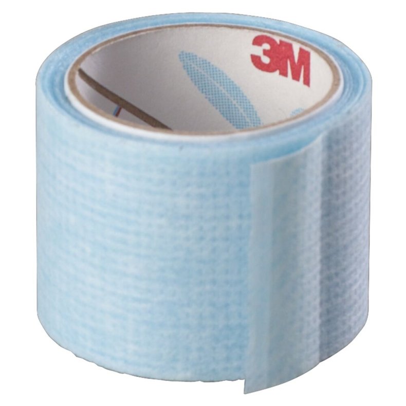 Tape, Silikone tape, 5m x 2,5cm, bl�, med silikonekl�b, latexfri, usteril *Denne vare tages ikke retur*